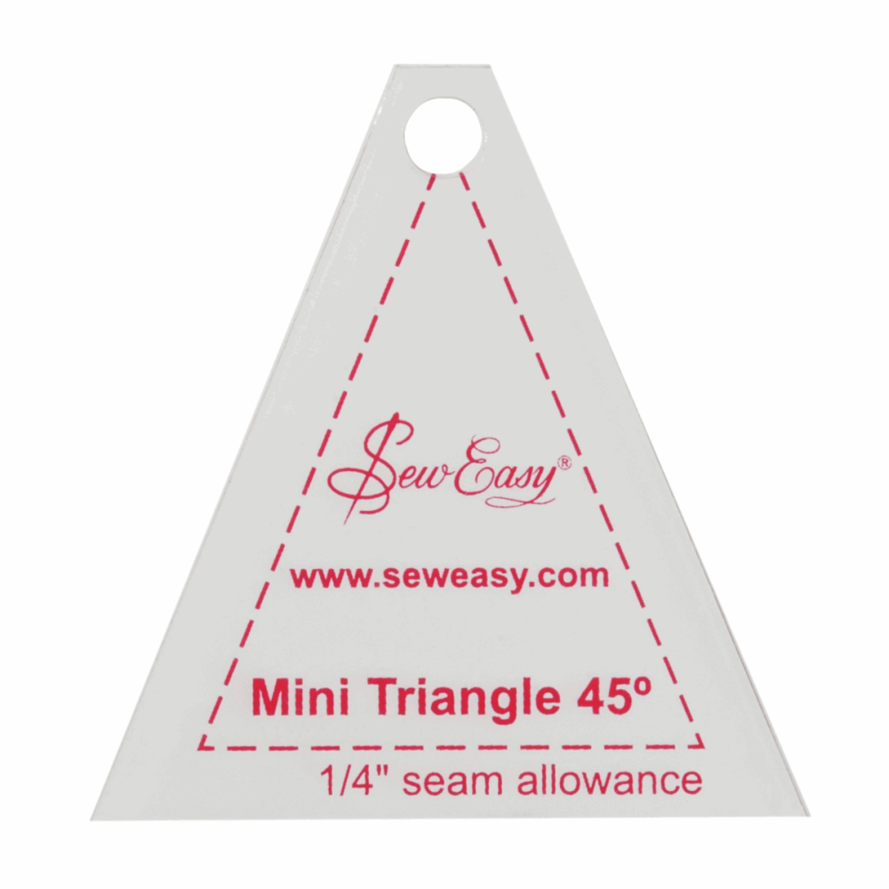 Mini 45° Triangle Template -  2.5" x 2.4" - NL4153.3 - Sew Easy