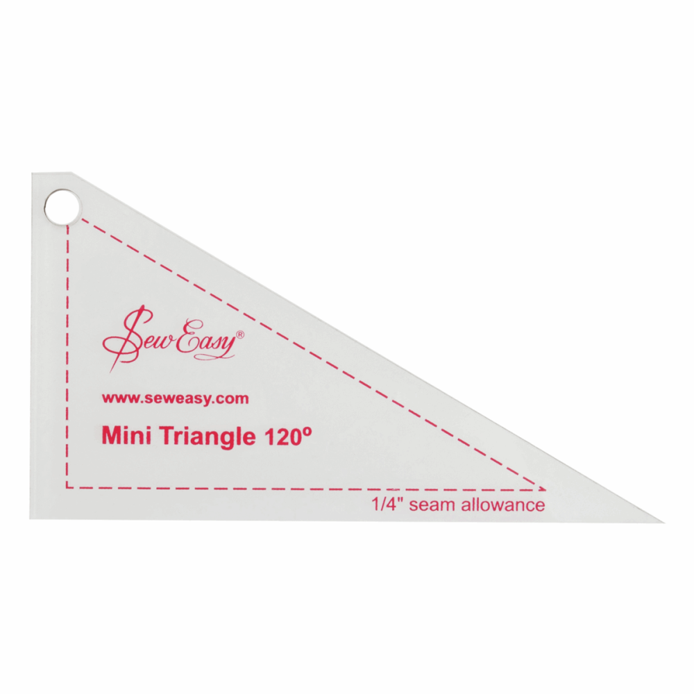 Mini 120° Triangle Template - 2.5" x 4.6" (Sew Easy)