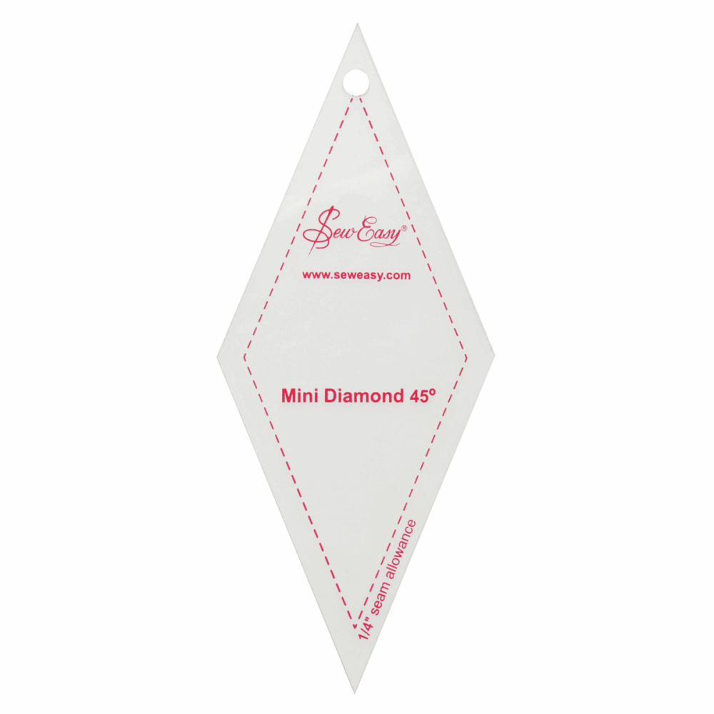 Mini 45° Diamond Template -  2.5" x 3.5" (Sew Easy)
