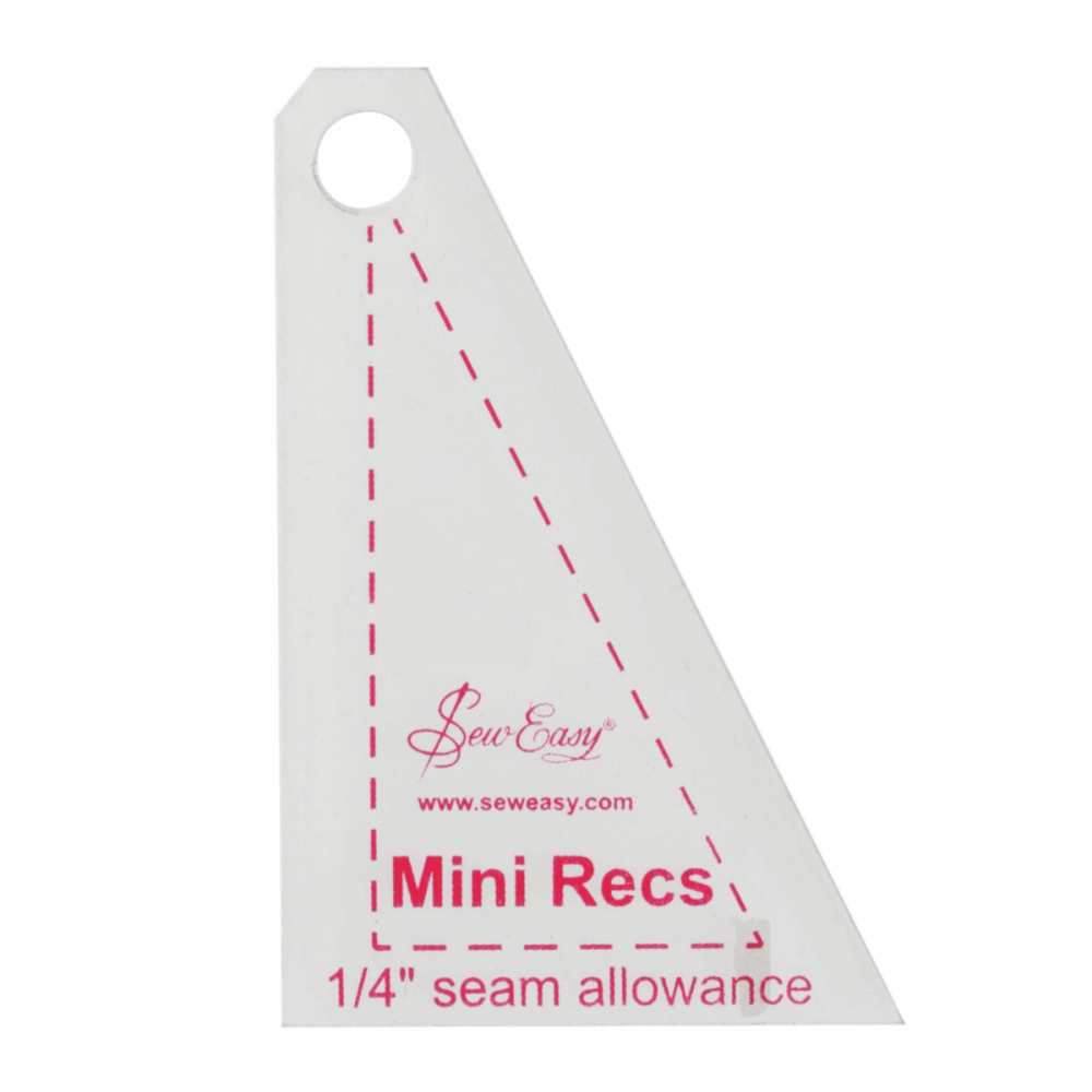 Mini Recs Template - 2.5" x 1.66" (Sew Easy)
