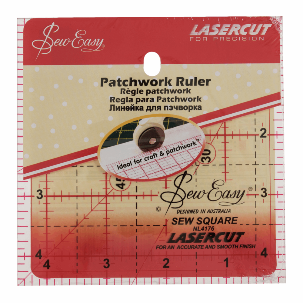 Patchwork Ruler - 4 ½" x 4 ½" - NL4176 - Sew Easy
