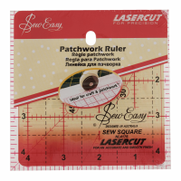 <!-- 020 -->Patchwork Ruler - 4 ½" x 4 ½" - NL4176 - Sew Easy