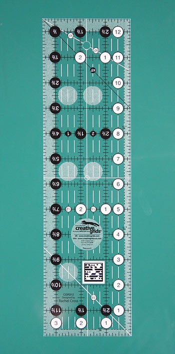 Patchwork Ruler - 3 ½" x 12 ½" - CGR312 - Creative Grids