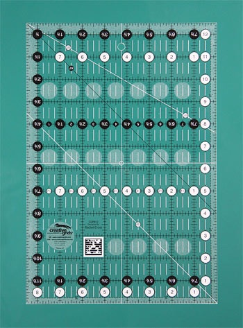 Patchwork Ruler - 8 ½" x 12 ½" - CGR812 - Creative Grids