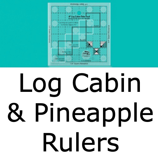 <!--035-->Log Cabin & Pineapple Rulers