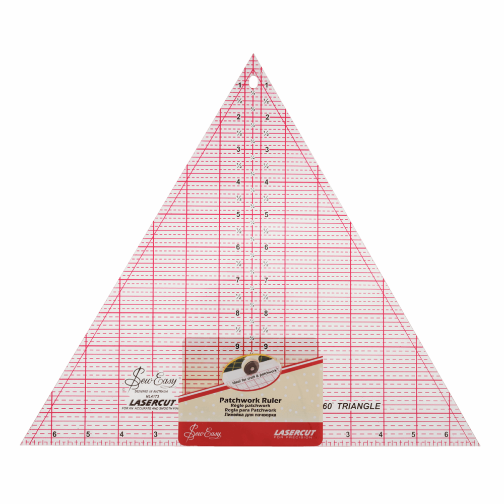 60º Triangle Ruler - 12" - NL4173 - Sew Easy
