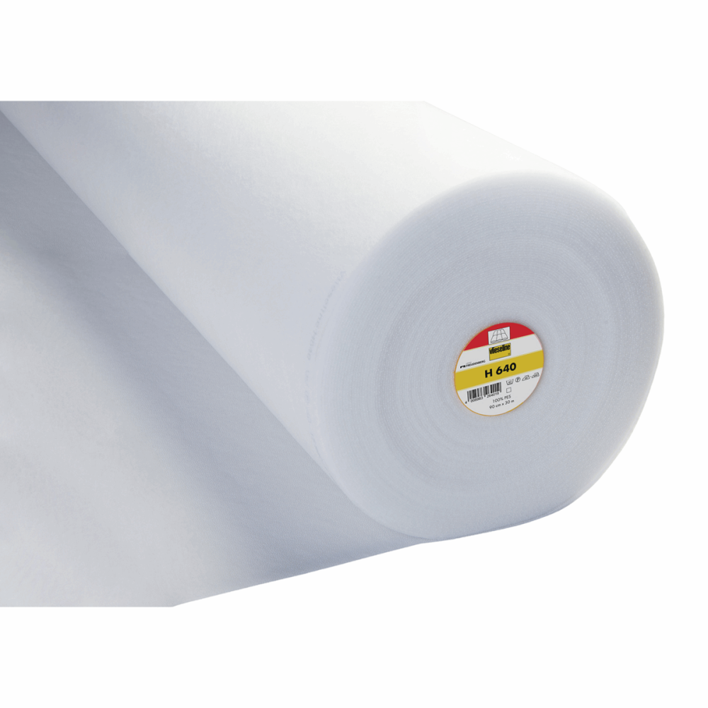  Vlieseline Fusible Volume Fleece (H640) - Polyester - Iron-On - White - 90cm wide