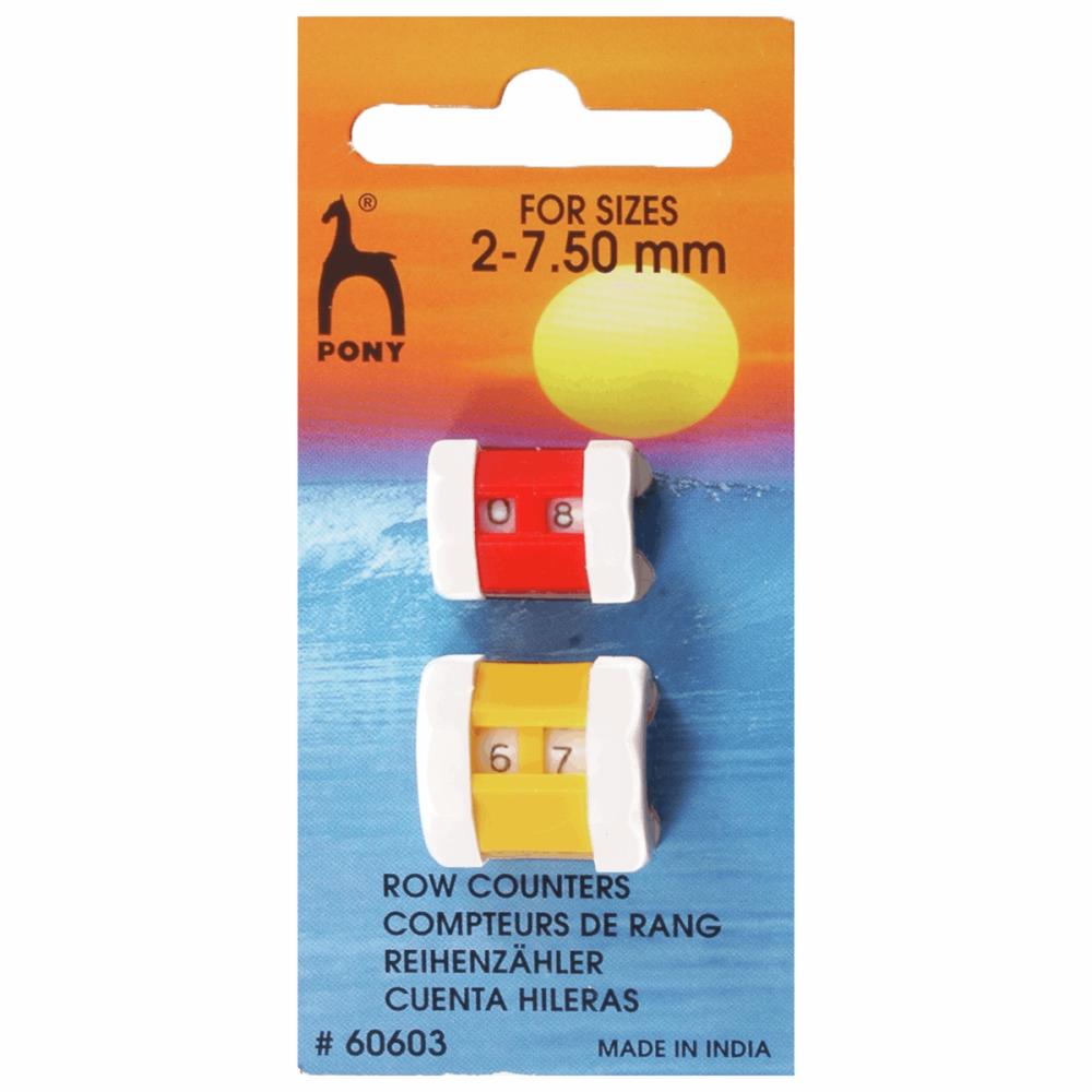 Row Counters - Combi Pack - Sizes 2.00mm - 7.50mm - Pony