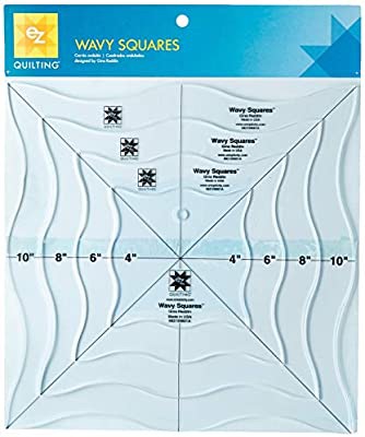Wavy Squares Templates (EZ Quilting)