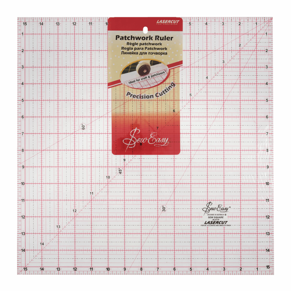 Patchwork Ruler - 15 ½" x 15 ½" (Sew Easy)