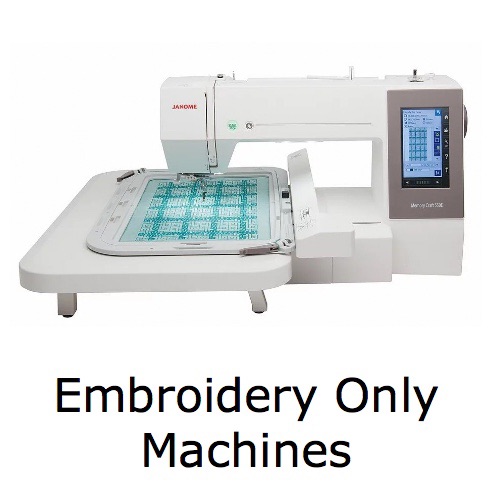 <!-- 10 -->Embroidery Only Machines
