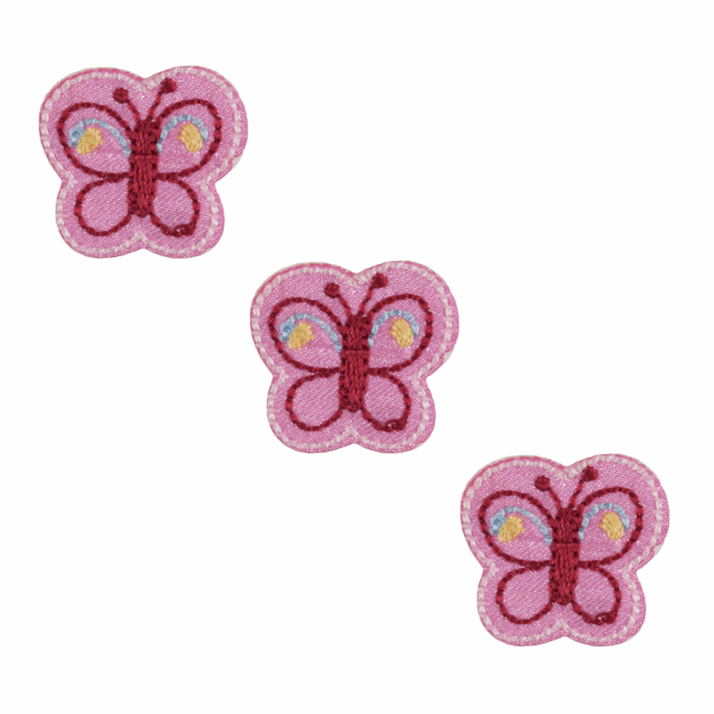 Motif - Three Pink Butterflies