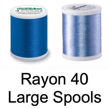 <!-- 005 -->Rayon No.40, Large Spools