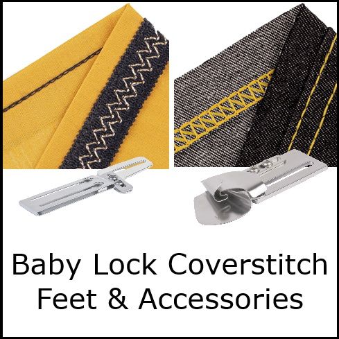 <!--005-->Baby Lock Coverstitch Feet & Accessories