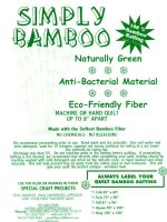 Wadding - Simply Bamboo - 100% Bamboo - 90" wide - Fiberco