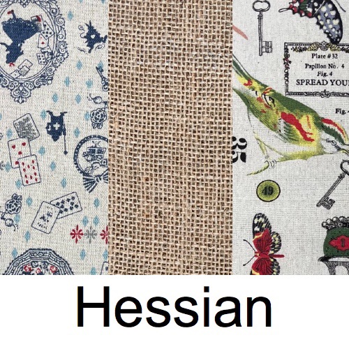 Hessian-type Fabrics