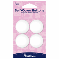 Self-Cover Buttons - Nylon - 29mm (Hemline)