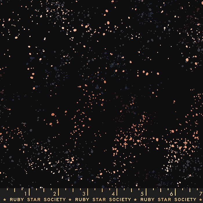 Moda - Quilt Backing (108" wide) - Speckled by Ruby Star Society - No. RS5055 61M (Black)