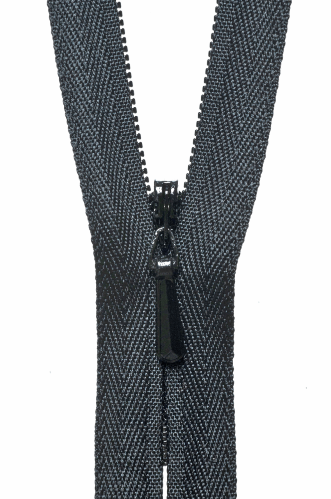 Concealed Zip - Black - 41cm / 16in