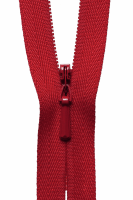Concealed Zip - Red - 20cm / 8in