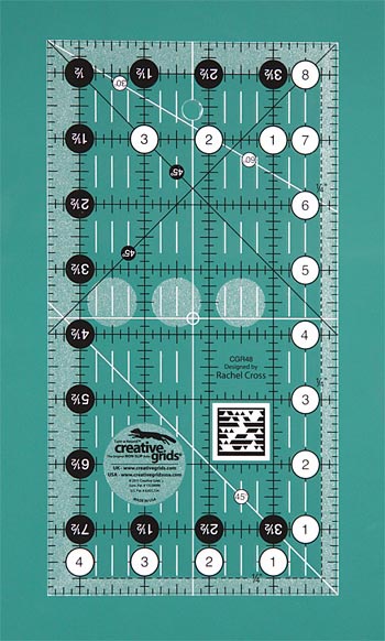 Patchwork Ruler - 4 ½" x 8 ½" - CGR48 - Creative Grids