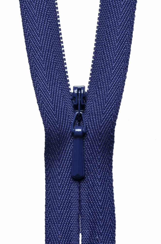 Concealed Zip - Dark Purple - 20cm / 8in