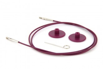 Circular Interchangeable Cable - 100cm - Purple - KnitPro (KP10503)