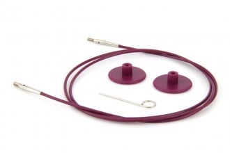 Circular Interchangeable Cable - 120cm - Purple (KnitPro)