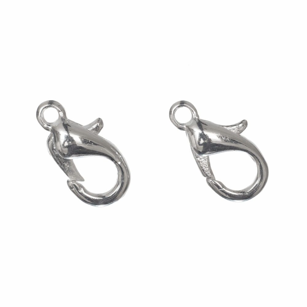 Lobster Clasps - Small - Silver PLATED - Trimits (TDF03)