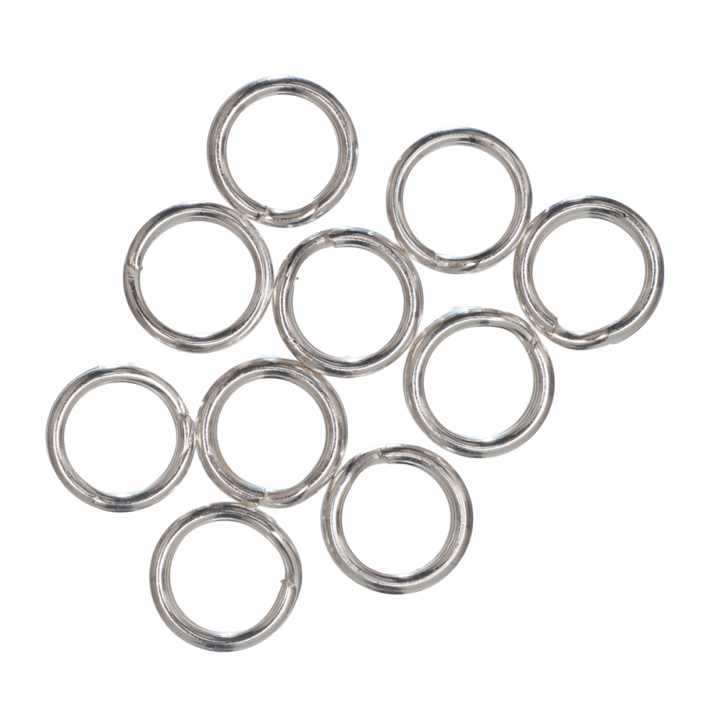 Split Rings - Silver PLATED - 5mm (Trimits)