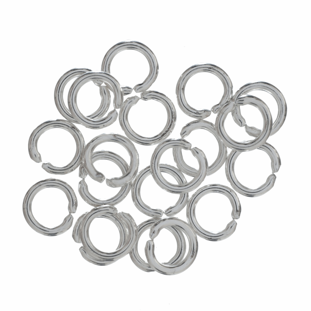 Jump Rings - Silver PLATED - 5mm - Trimits (TDF13)
