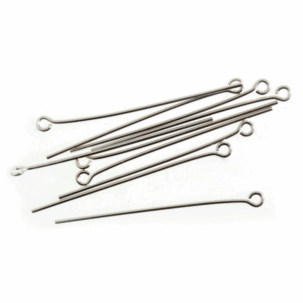 Thick Head Pins - Silver PLATED (Trimits)