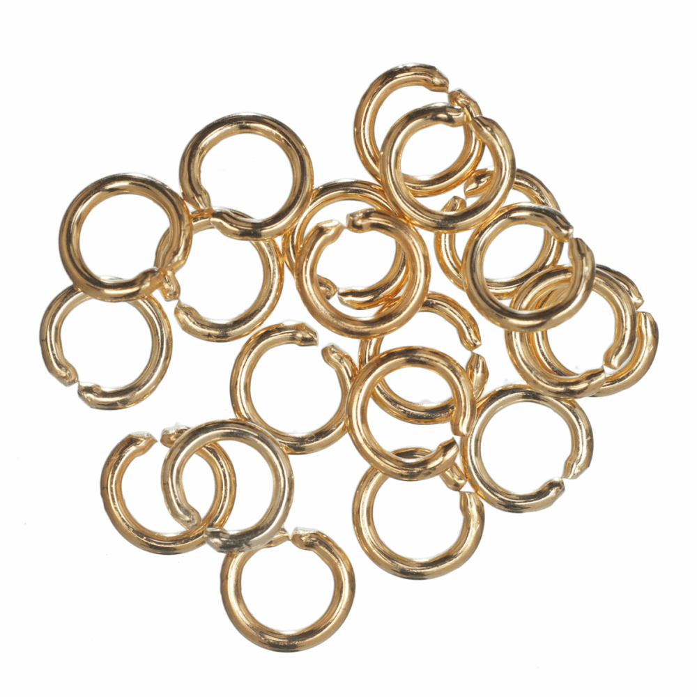 Jump Rings - Gold PLATED - 5mm - Trimits (TDF29)