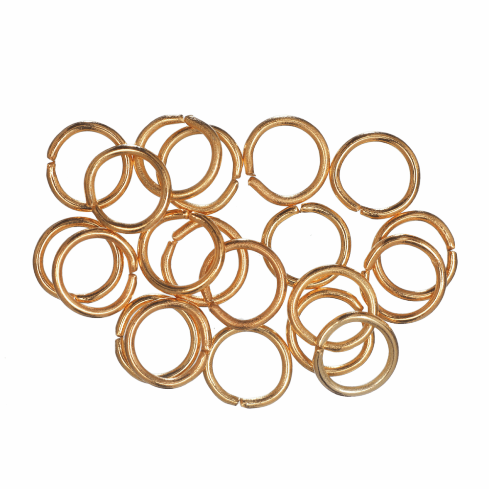 Jump Rings - Gold Plated - 7mm (Trimits)
