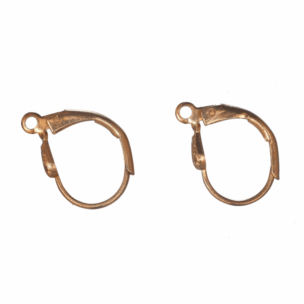 Round Spring Ear Wires - Gold PLATED - Trimits (TDF51)