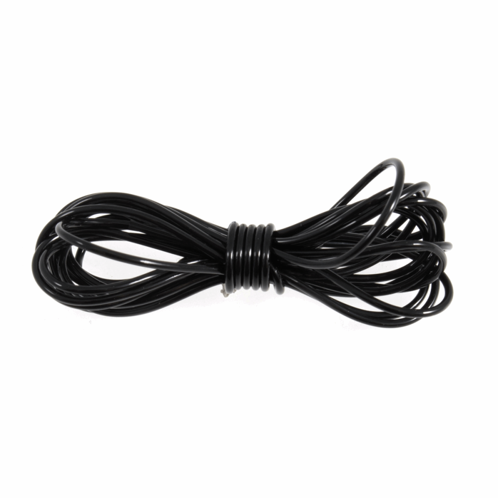 Elasticated Cord - 1mm - Black (Trimits)