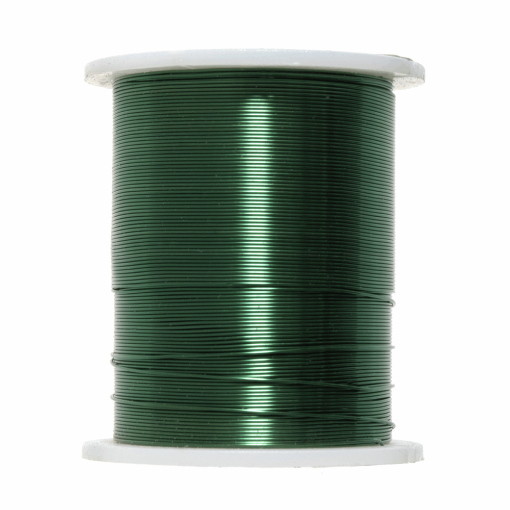 Copper Wire - 28 Gauge - Green (Trimits)
