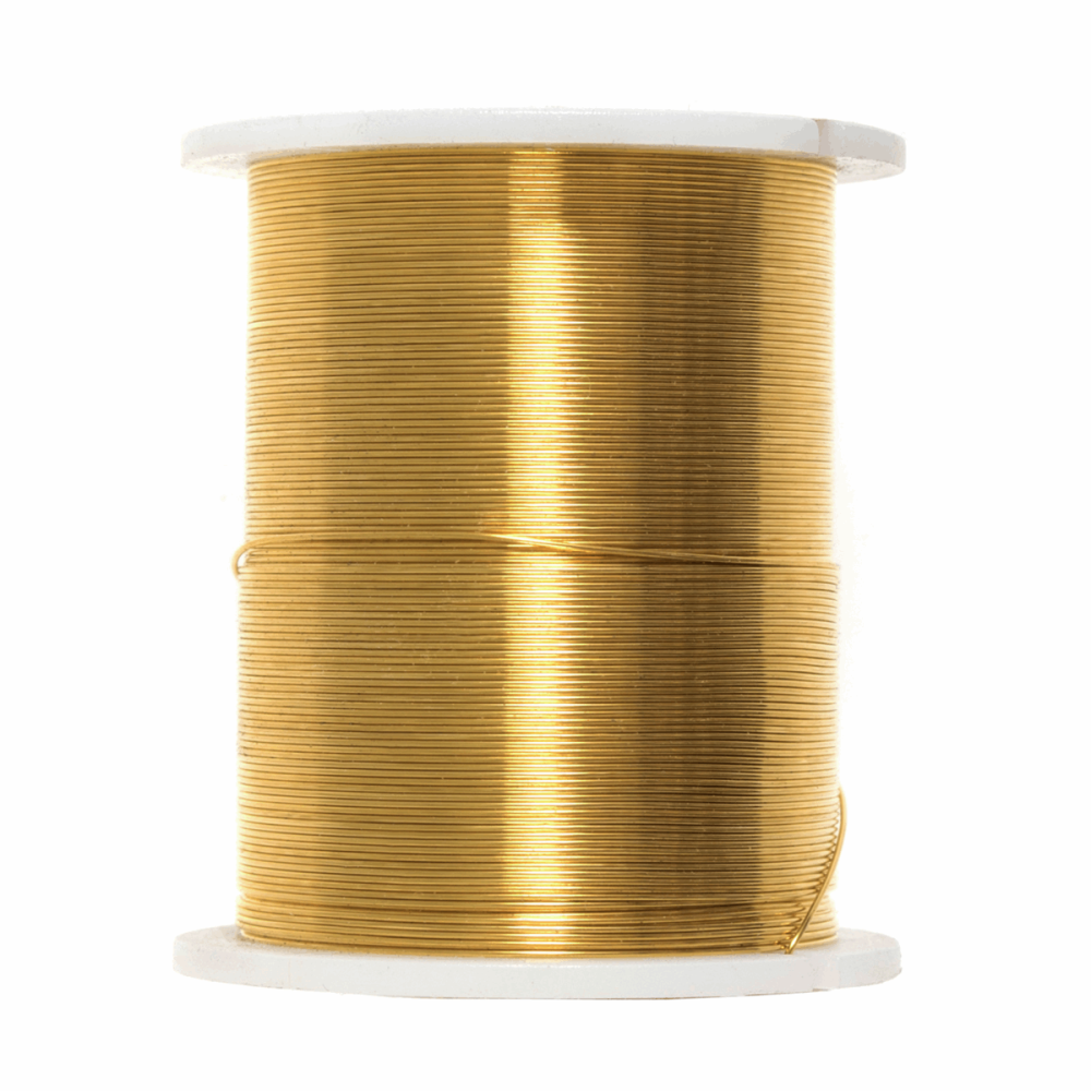 Beading Wire - 28 Gauge - Gold - 22m - Trimits (JEBW4)