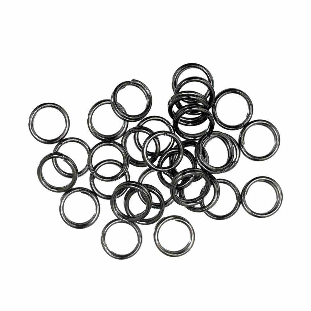 Split Rings - Black  - 5mm (Trimits)