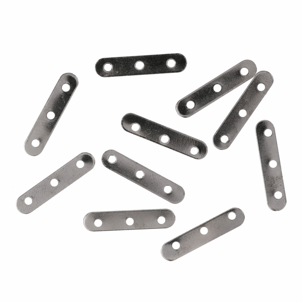 Spacer Bars -3 Hole - Silver (Trimits)
