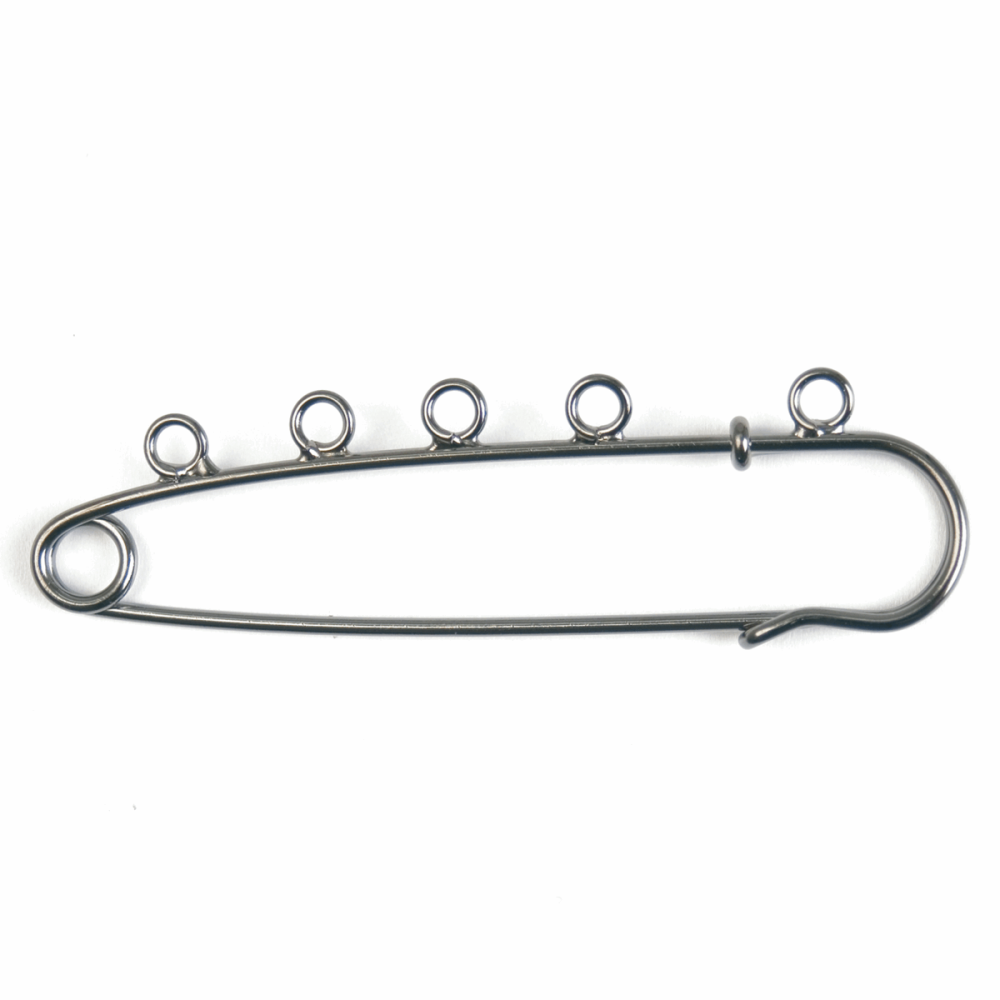 Kilt Pin with Loops - Silver Coloured - Trimits (297/01)