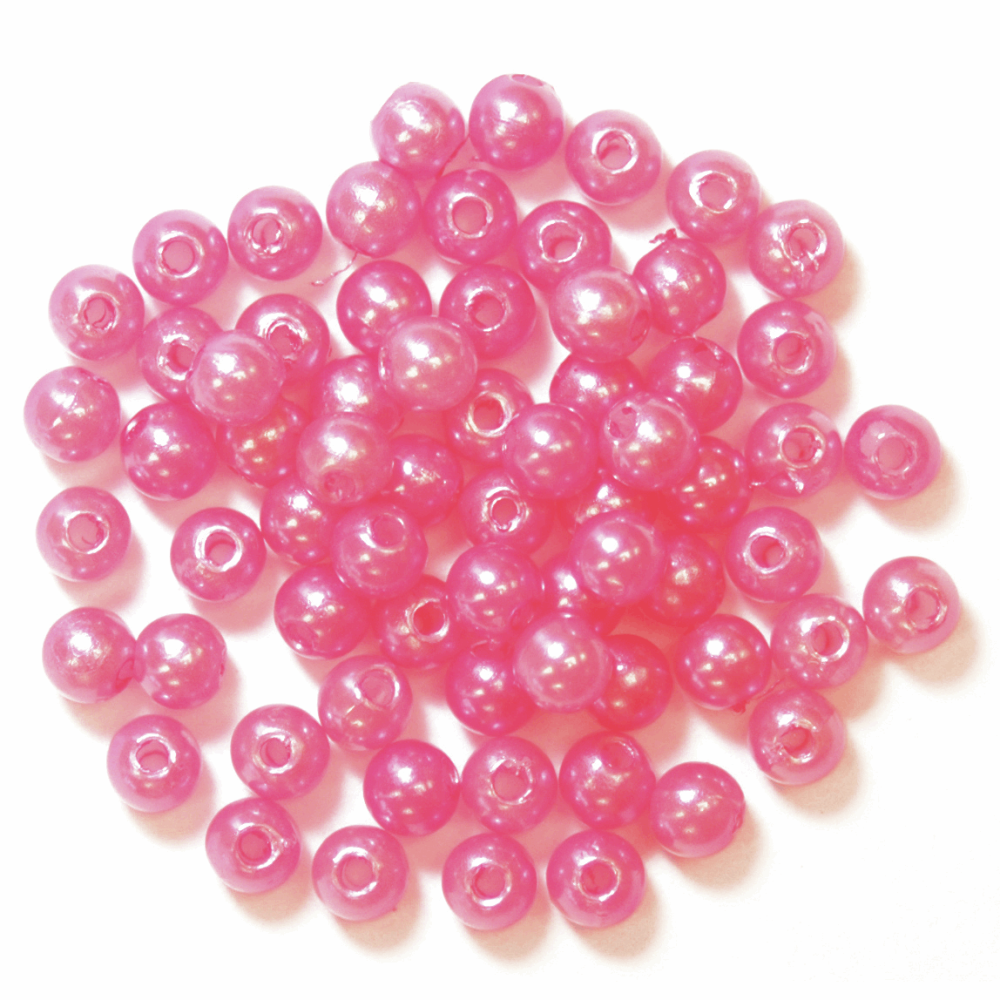 Pearl Beads - 3mm - Pink (Trimits)