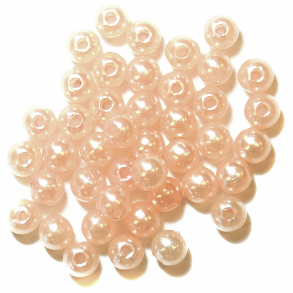 Pearl Beads - 5mm - Pink (Trimits)