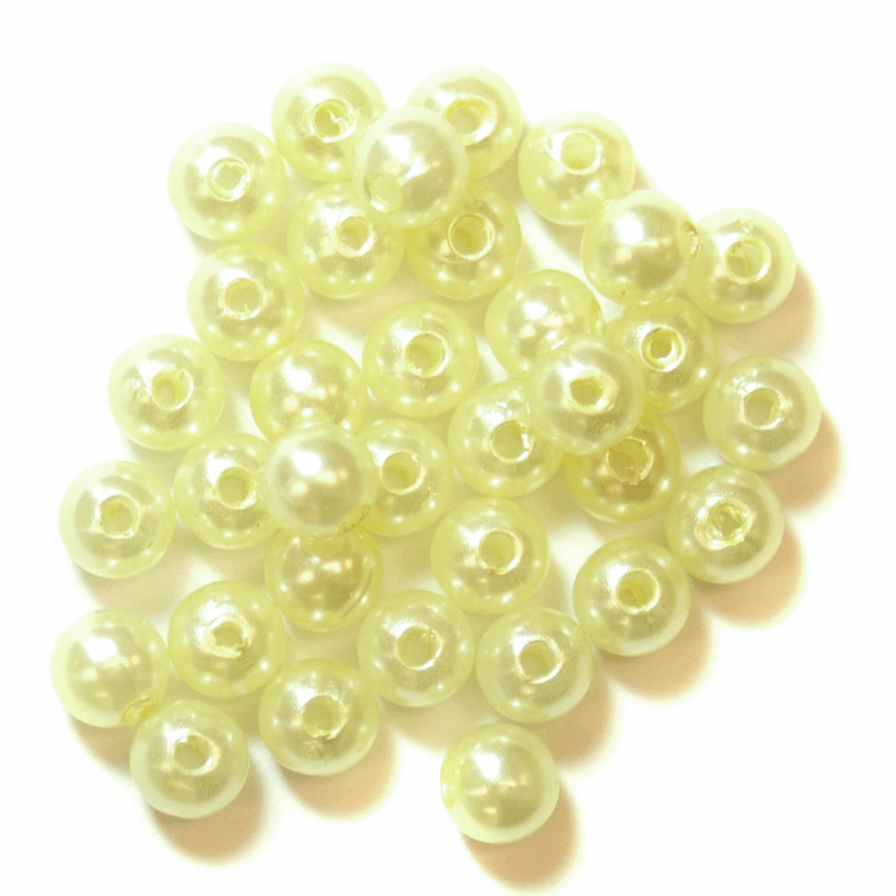 Pearl Beads - 6mm - Cream (Trimits)