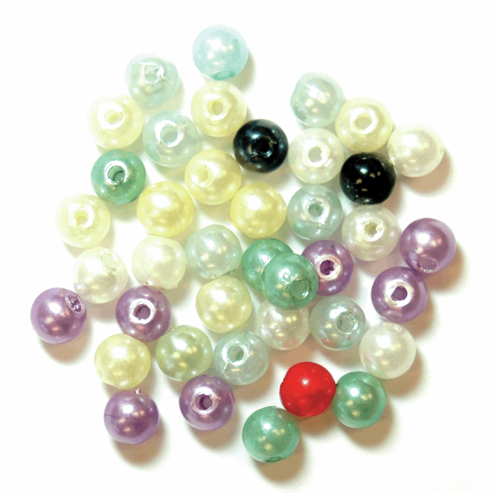 Pearl Beads - Assorted Pastel  (Trimits)