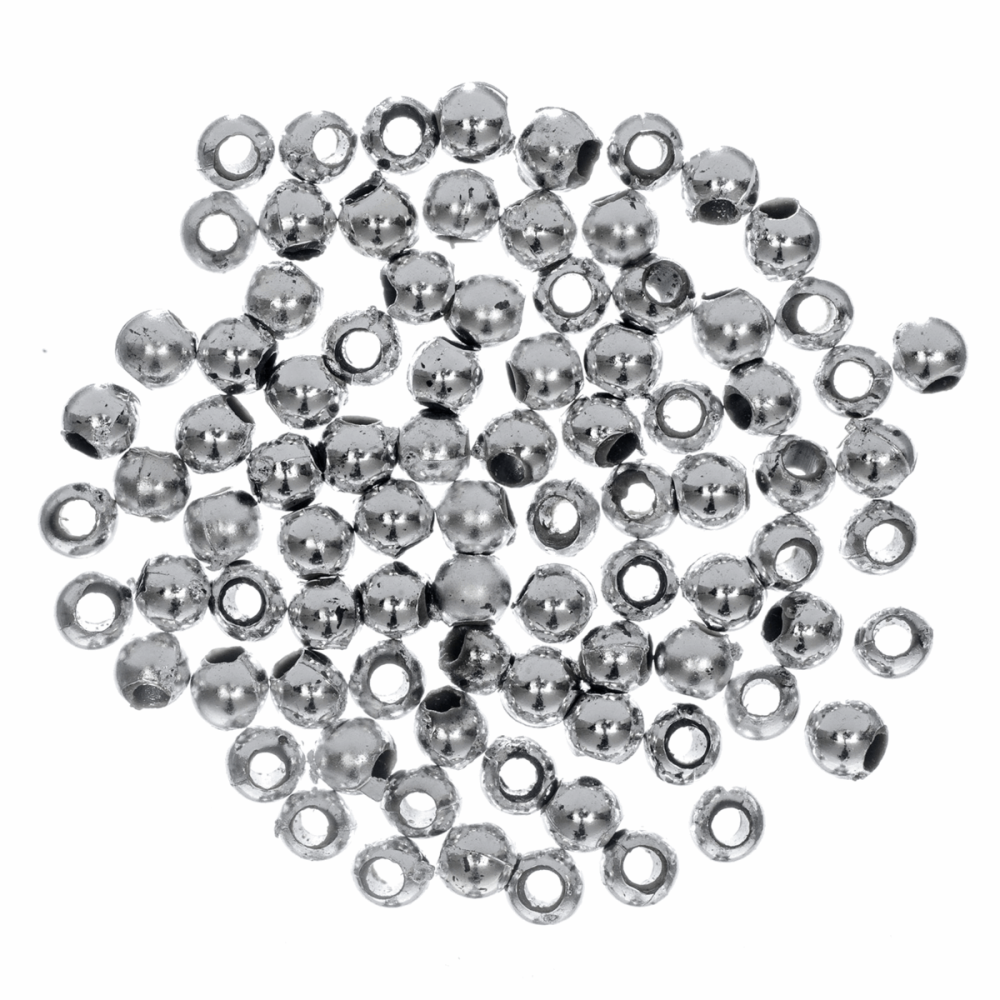 Beads - 3mm - Silver (Trimits)