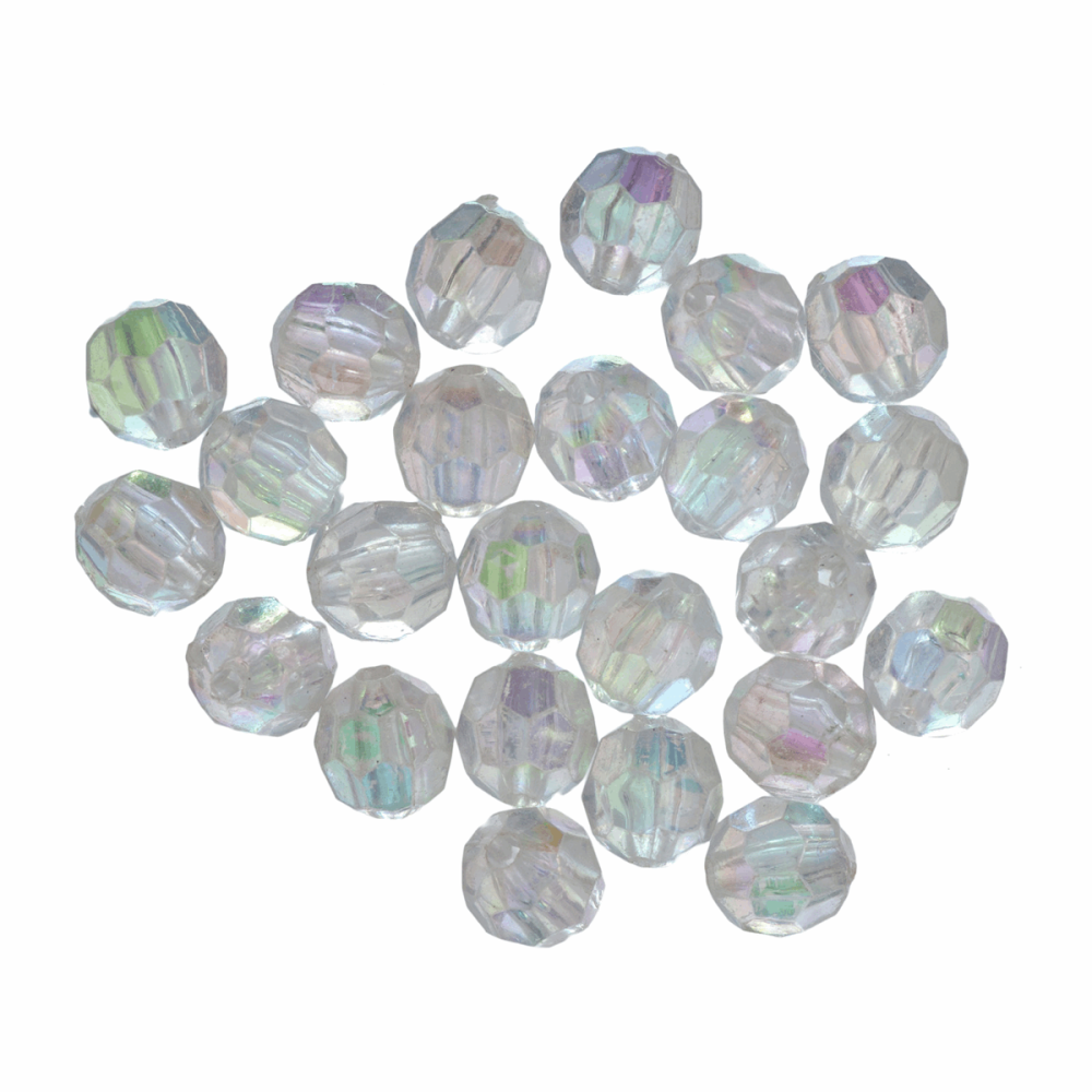 Beads - Faceted - 8mm - Aurora (Trimits)
