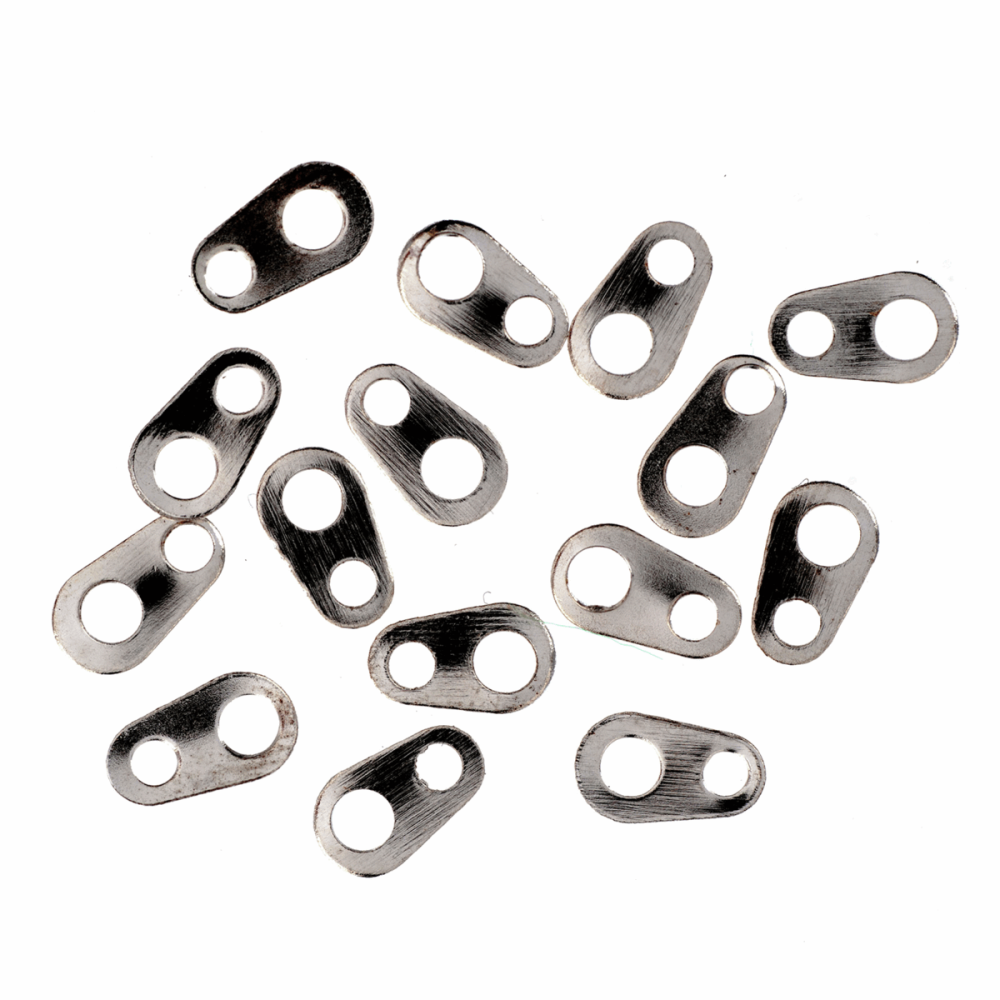 Tags - Silver Coloured - 6.5mm (Trimits)