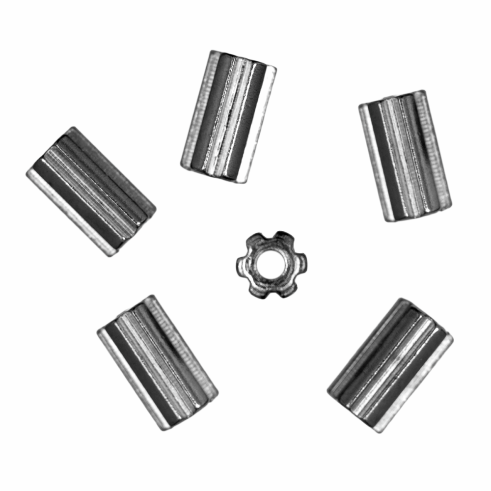 Tube Spacers - Silver (Trimits)
