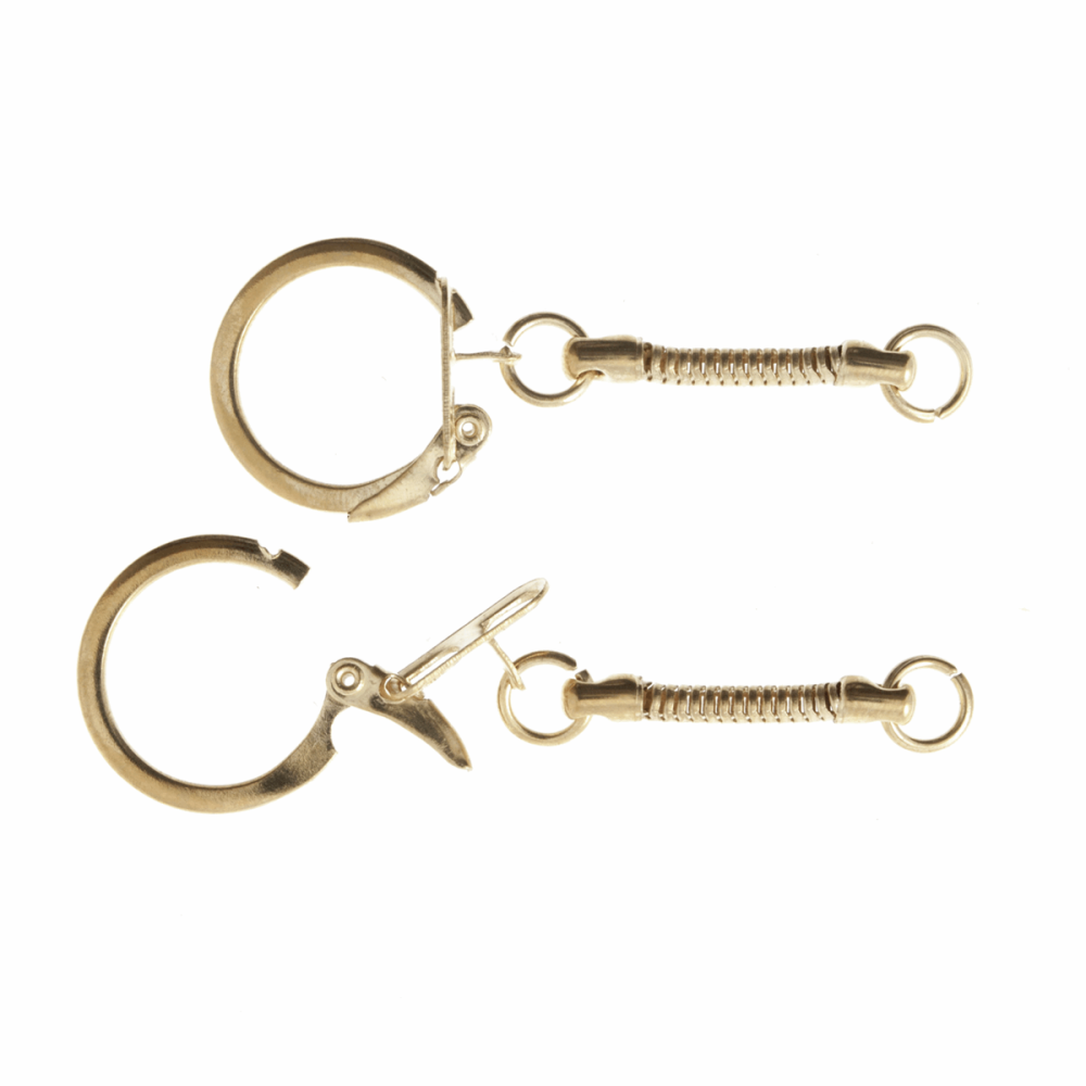 Key Rings - Gilt Coloured - Trimits (CB053A) *AVAILABLE WHILST STOCK LASTS*